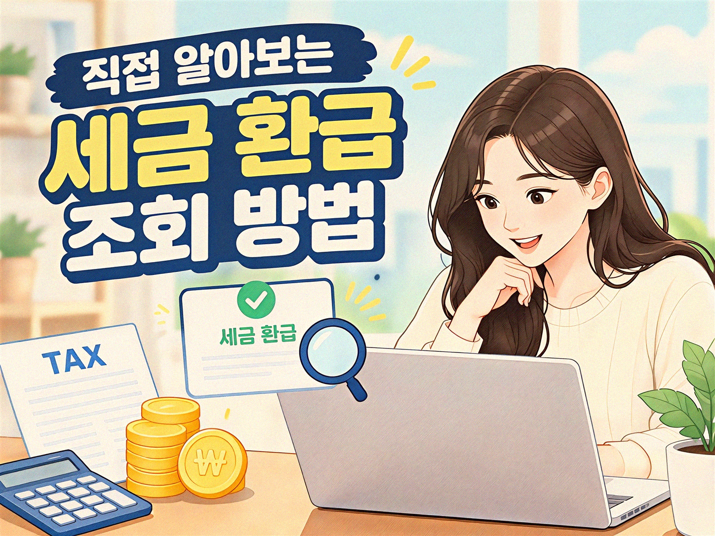 연말정산 미리 알아두면 좋은 세금 환급 조회 방법
