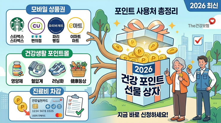 2026 건강생활실천지원금 포인트 사용처