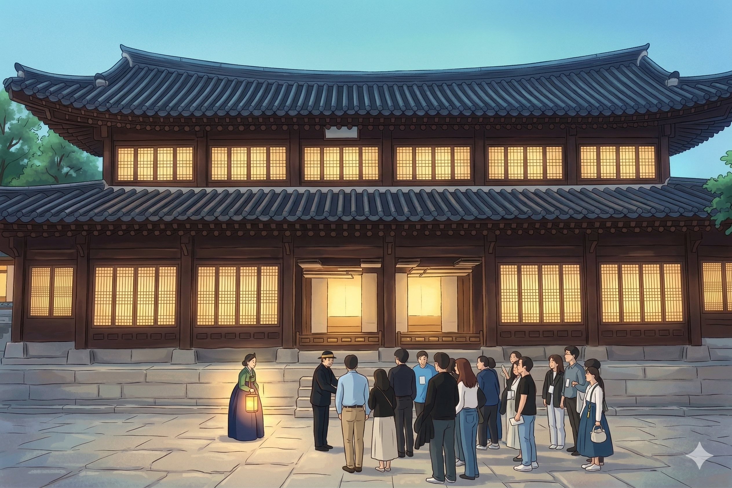 덕수궁 밤의 석조전