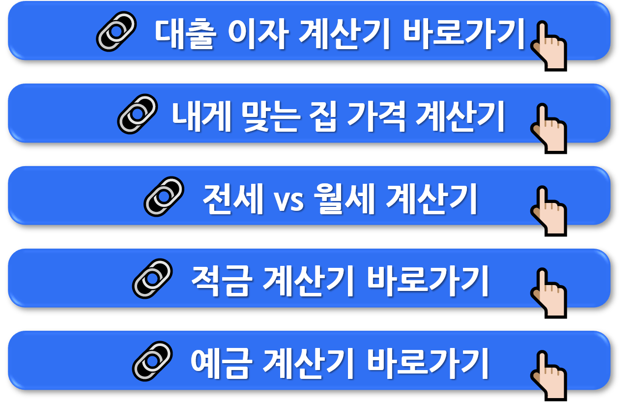대출이자 계산기 계산법 보기