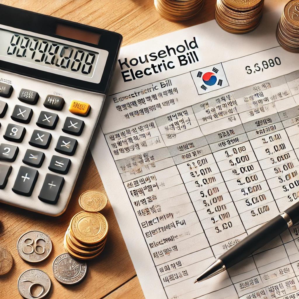 전기요금 세금계산서 전력기금