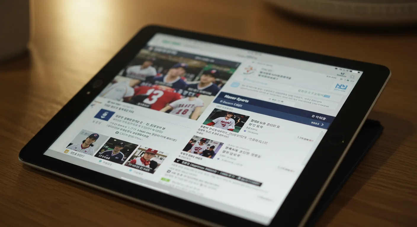 2. 네이버 스포츠 및 다음 카페