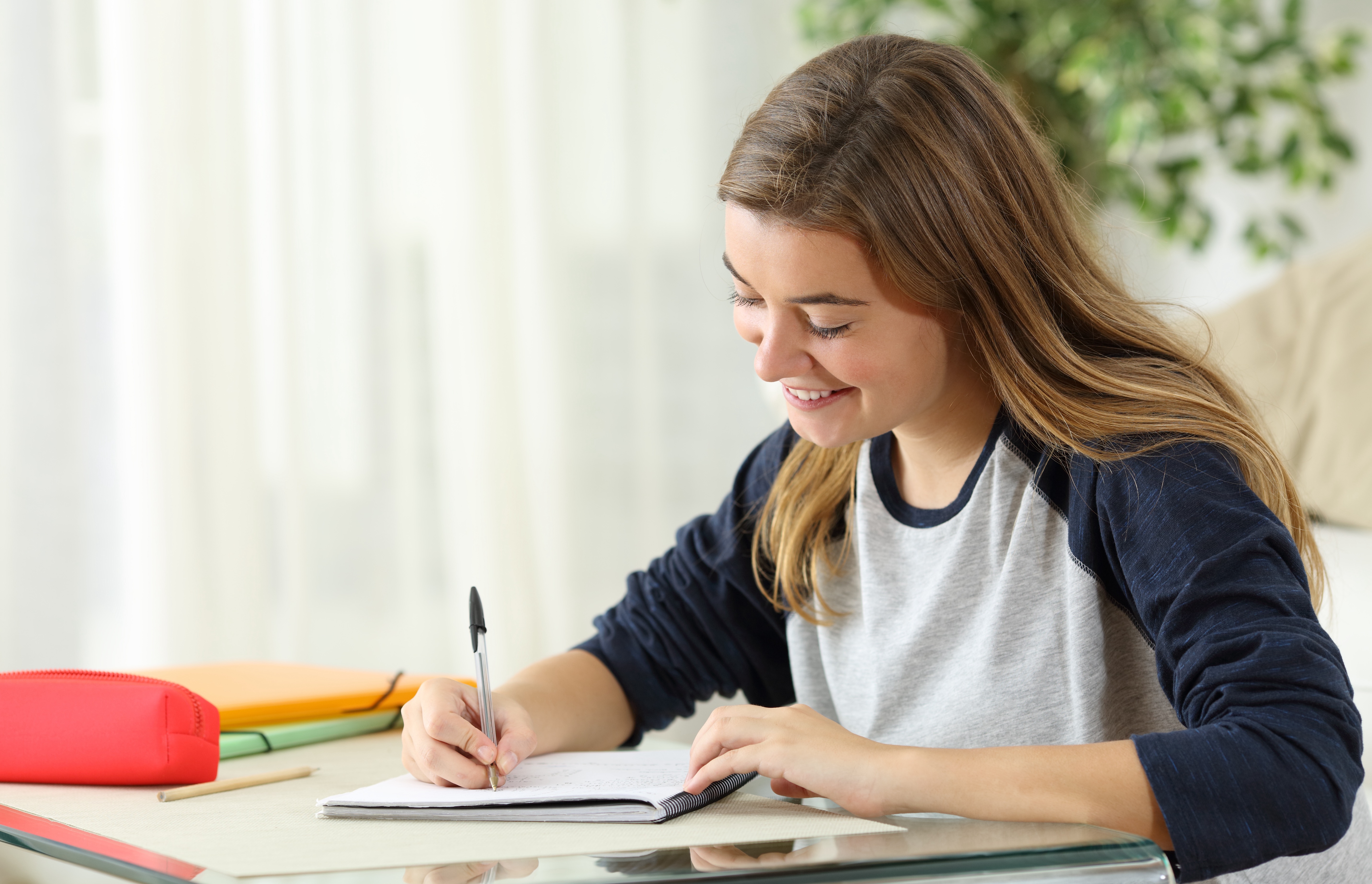 학교에서 열심히 공부하지 않은 것이다.