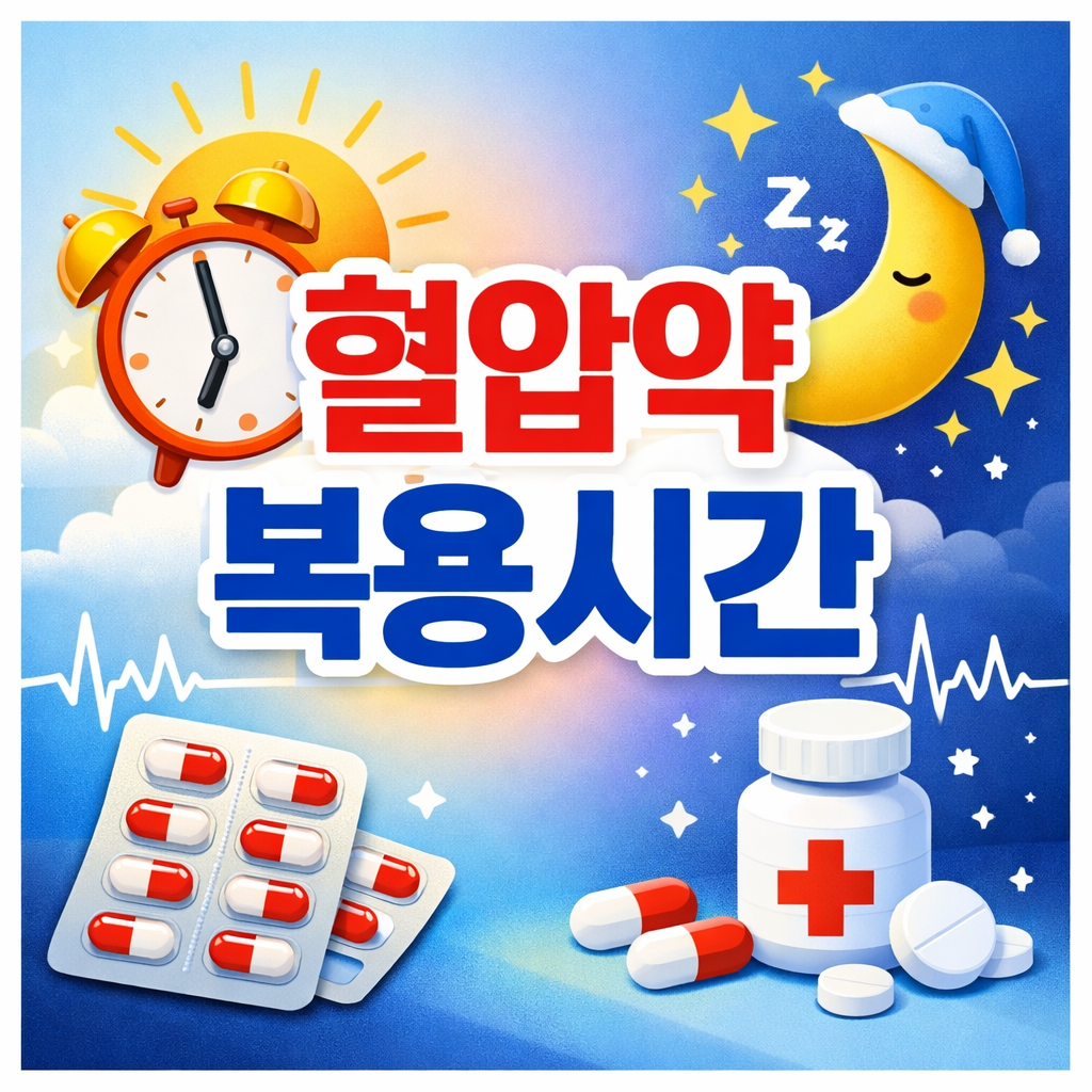 혈압약 복용시간