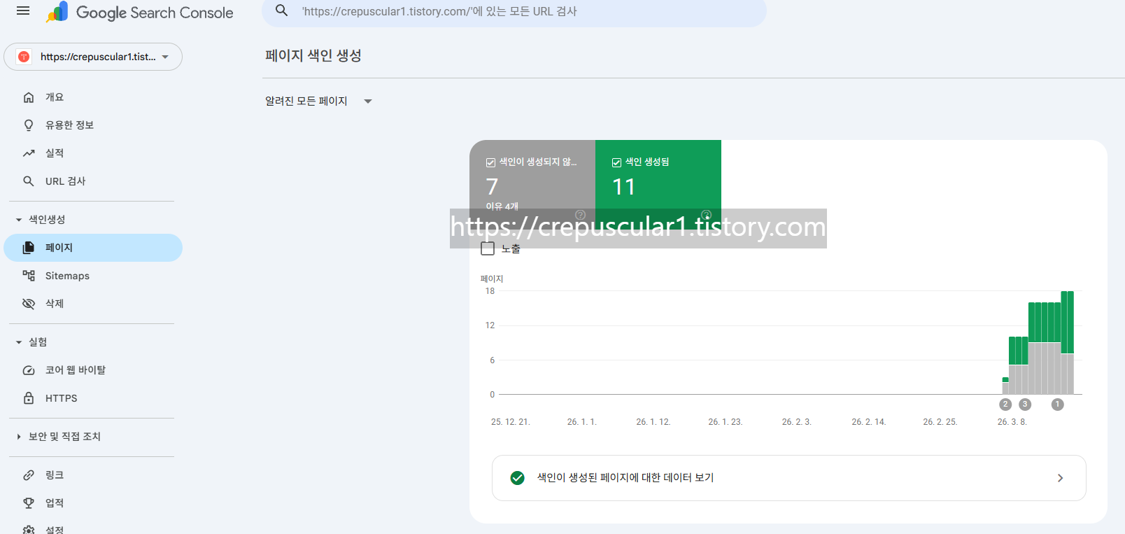 구글 서치콘솔, 내 블로그를 다루는 최적의 도구