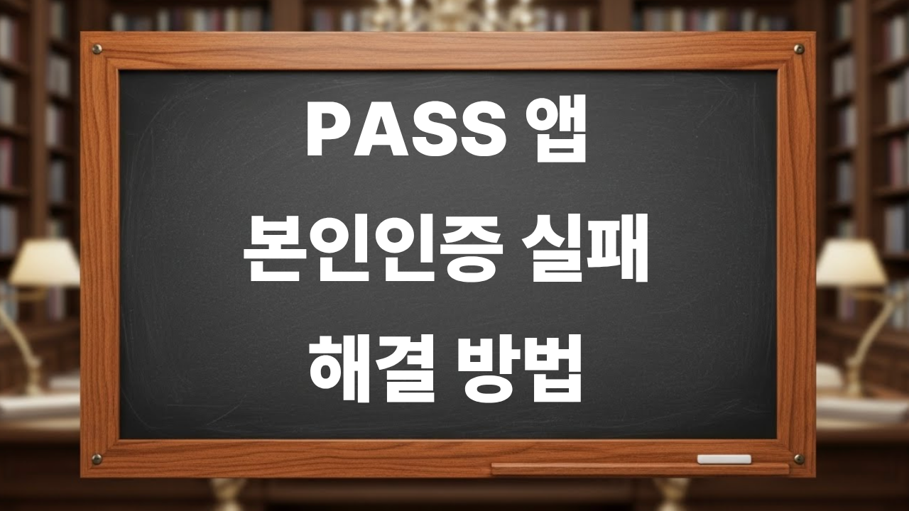 PASS 앱 본인인증 실패 해결 방법 (통신사별 체크리스트)