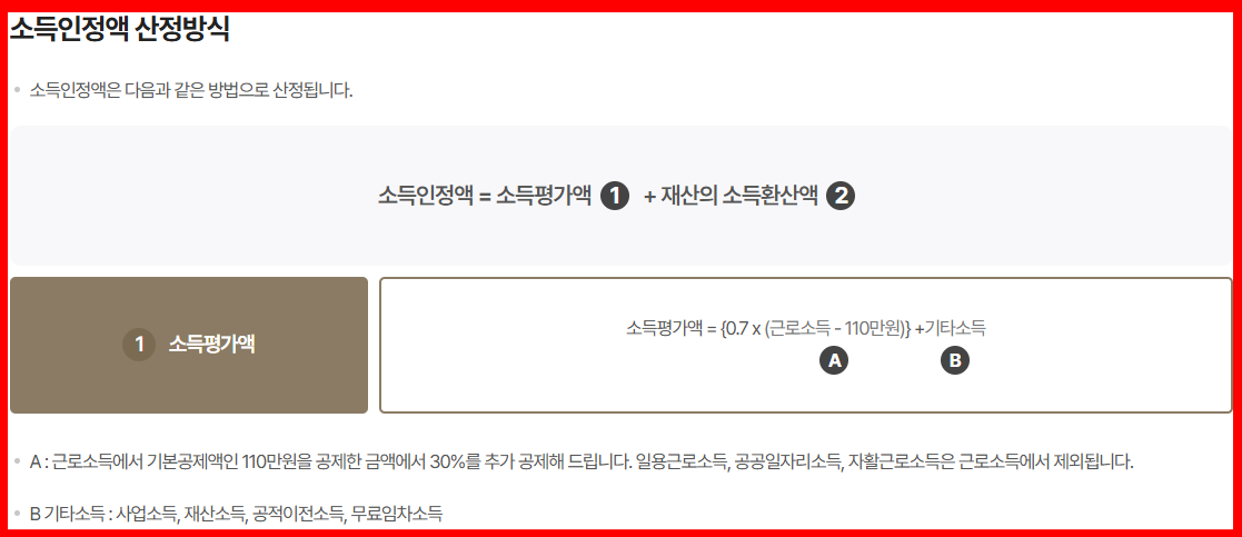 기초연금 소득인정액