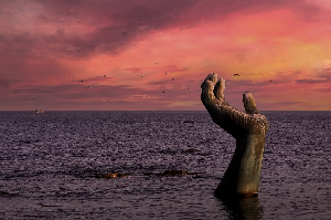 포항 호미곶 당일치기 코스 추천 상생의 손 조형물