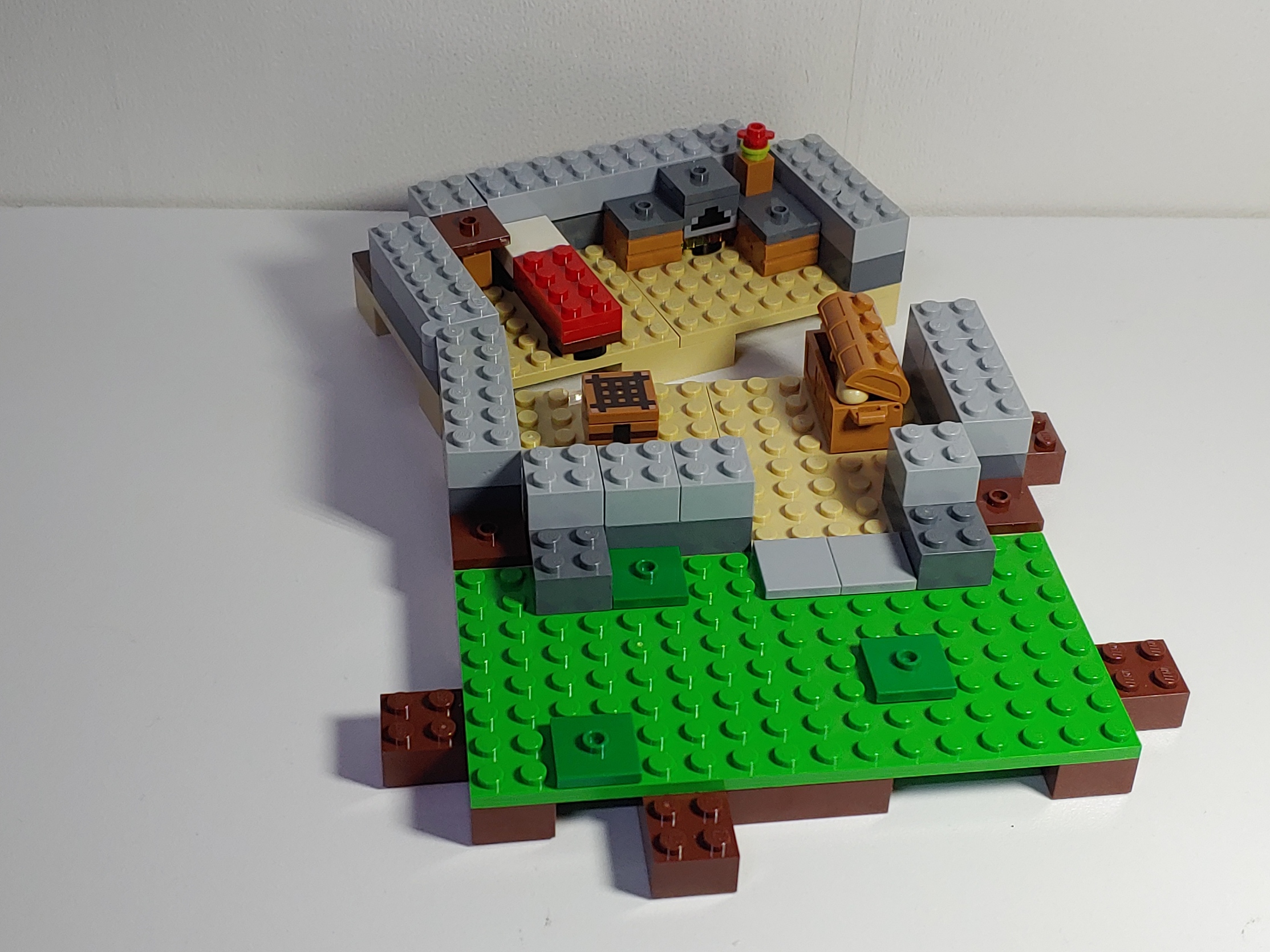 마이크로월드 - 첫 번째 밤(The First Night) - 집 앞뒤 연결