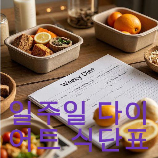 일주일 다이어트 식단표: 탄탄하게 빠지는 체중 감량 전략