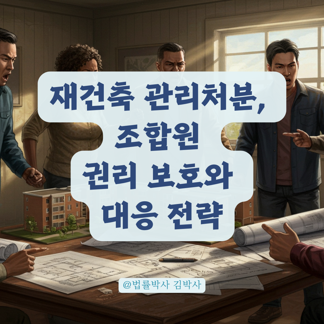 재건축 관리처분 변경안, 특정 조합원만 손해 본다면 법적 대응 가능할까? 실제 사례 정리.