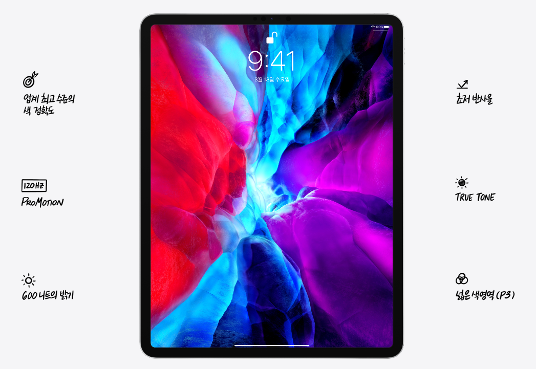 아이패드 프로 4세대 디스플레이