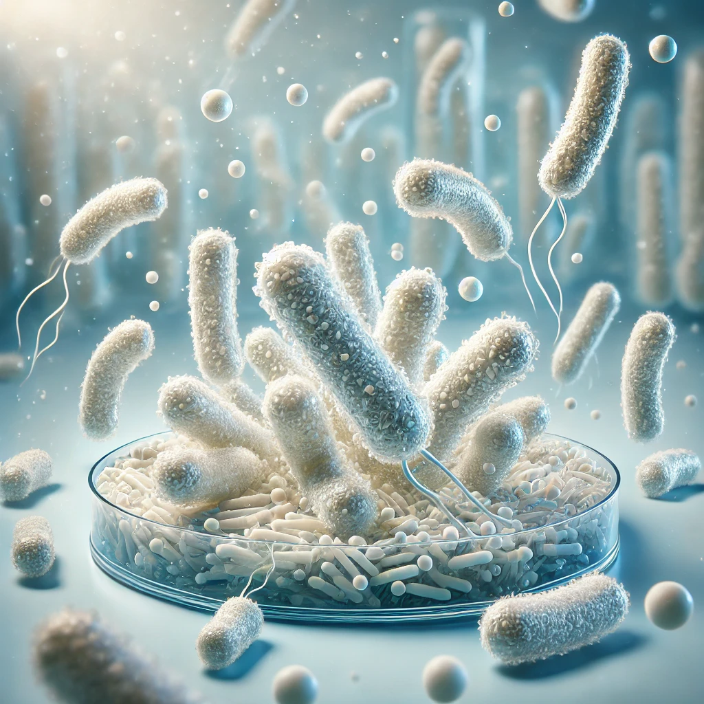 프로바이오틱스의 실제 모습과 유사한 이지