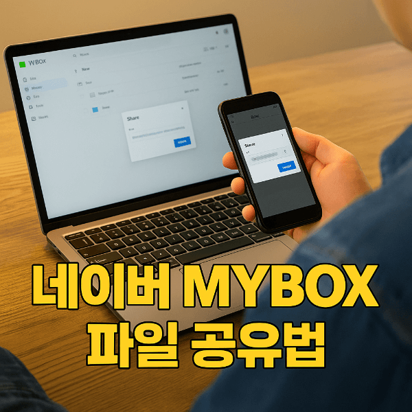네이버 MYBOX 파일 공유법 썸네일