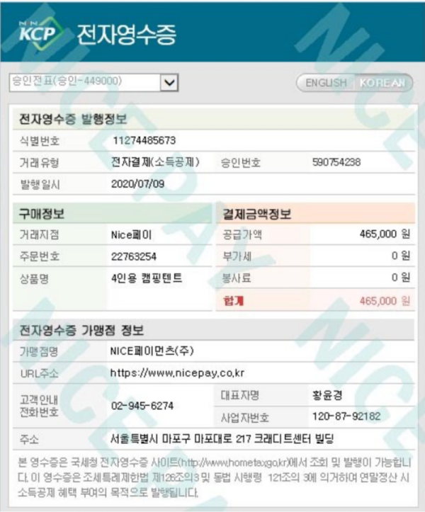 나이스페이 피싱