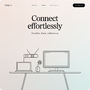 노트북 무선 프로젝터 설정 및 TV·빔프로젝터 연결 가이드 이미지