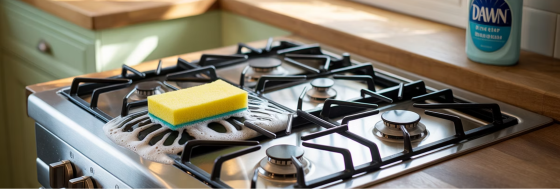 물만으로는 제거하기 어려운 이 부분도
주방세제로 손쉽게 청소할 수 있습니다.