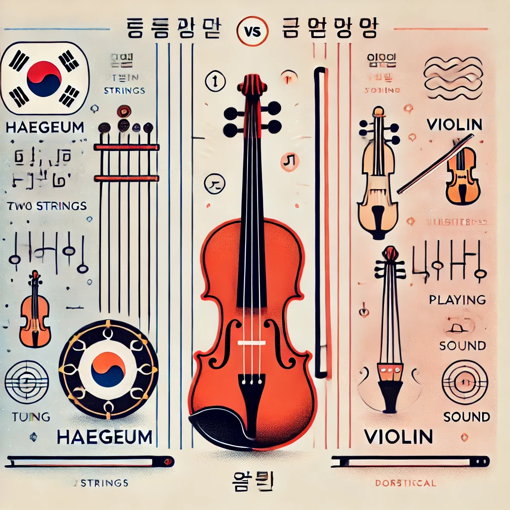 해금과 바이올린, 동서양 현악기의 공통점과 차이점