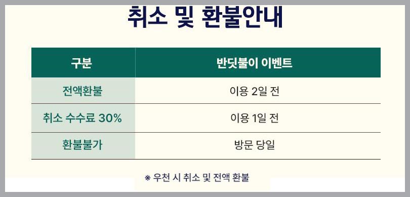 화담숲 반딧불이 이벤트-취소 및 환불