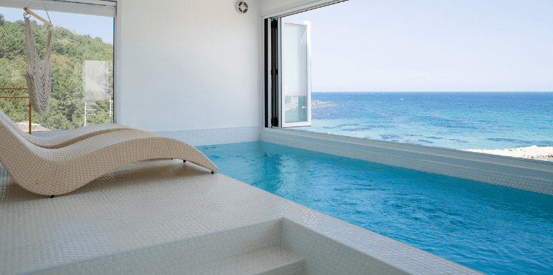 신비호텔 수영장