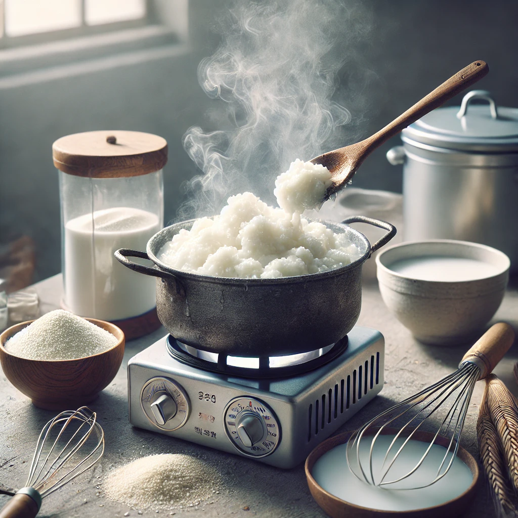 찹쌀풀 만들기