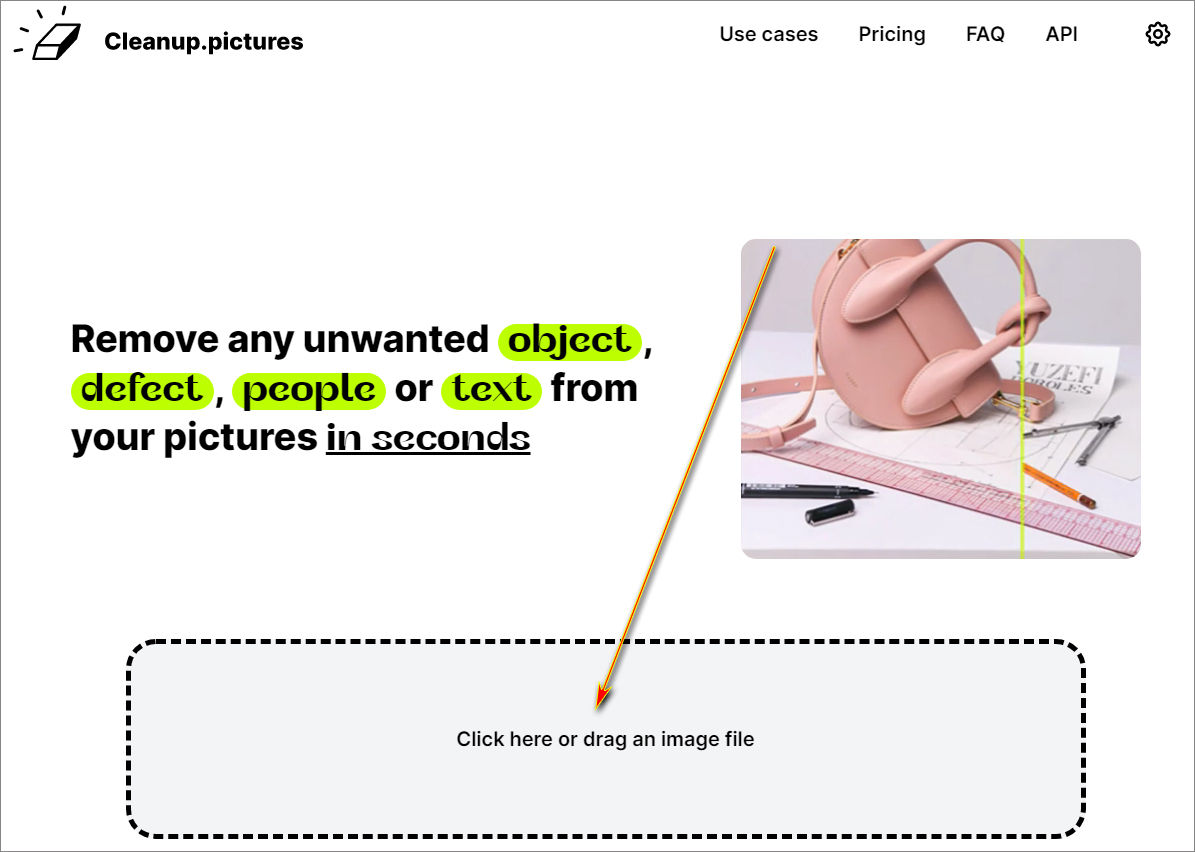 사진 속 필요 없는 개체 지워주는 무료 온라인 웹사이트_1