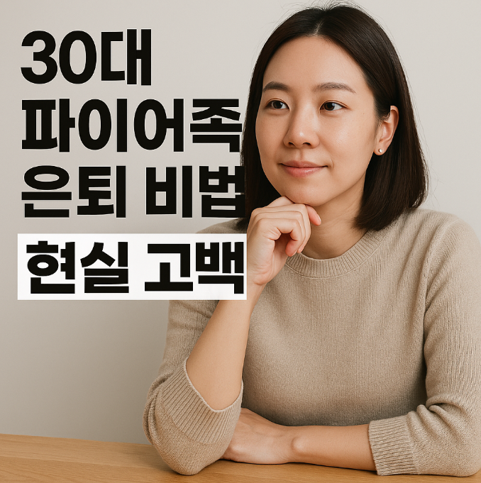 30대 파이어족 이미지