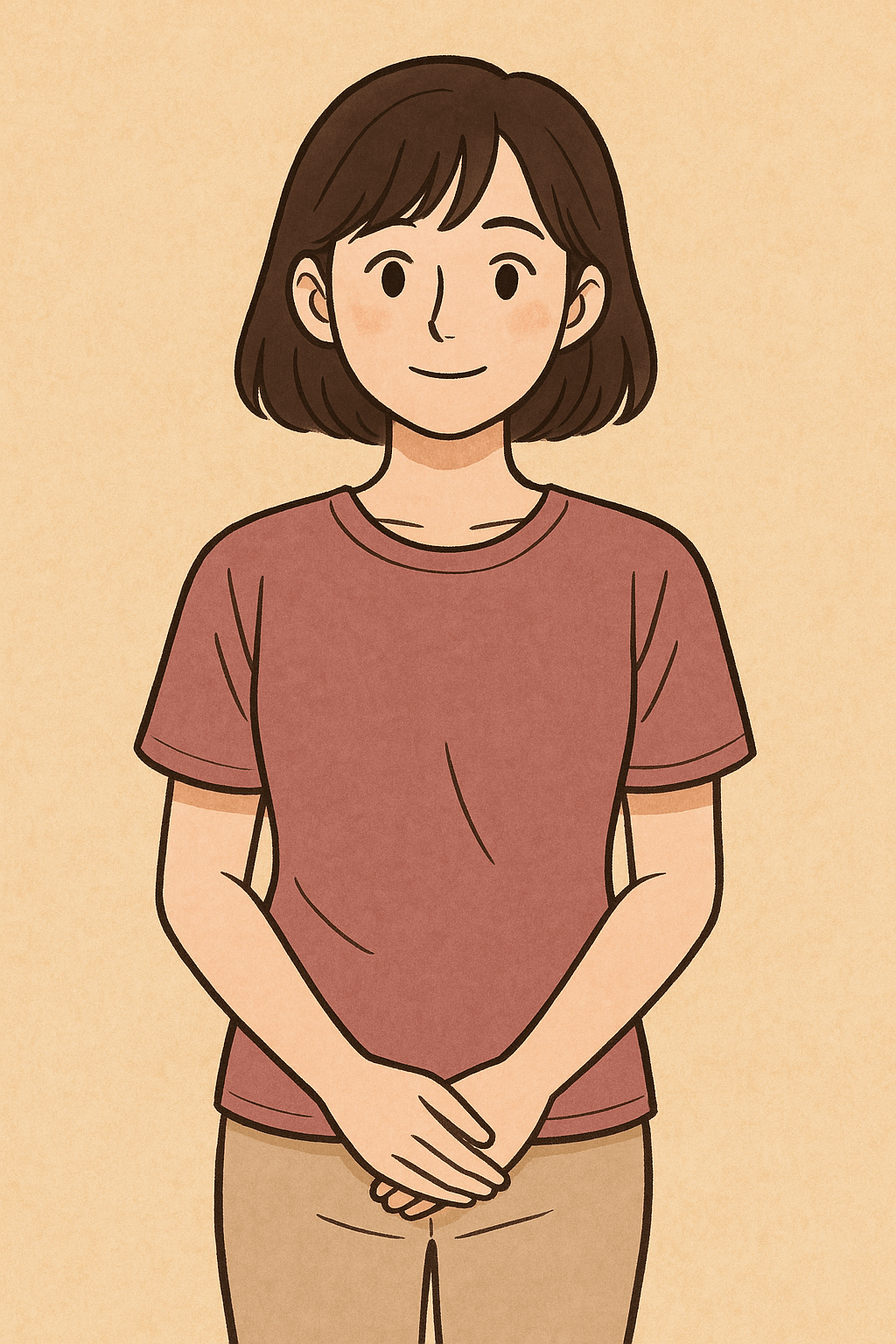 단정한 복장의 교사