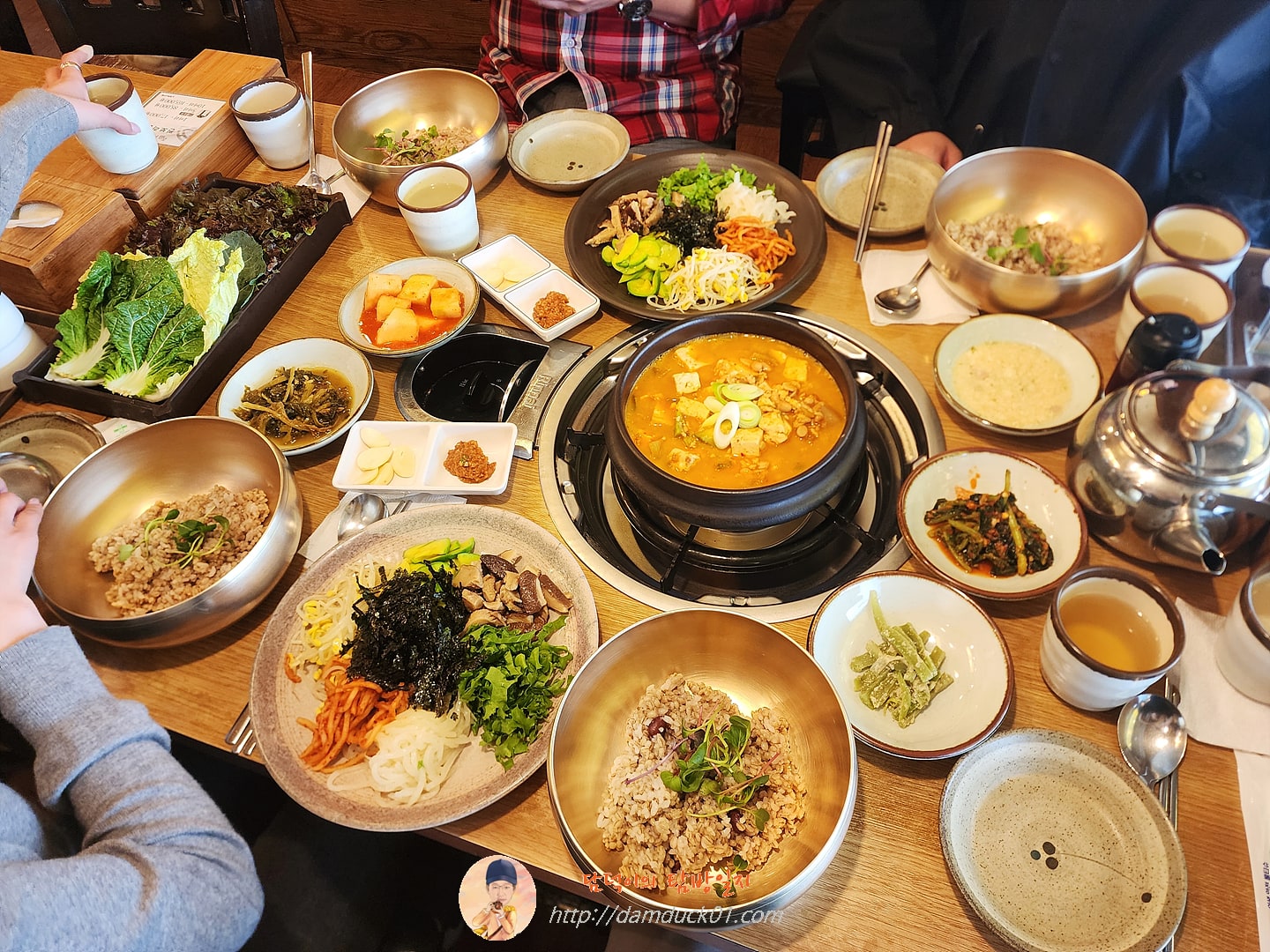 자연채 쌈정식&#44; 떡갈비 정식