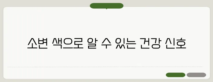 소변 색깔로 보는 건강 이상 신호일 수도 있는 색깔별 의미