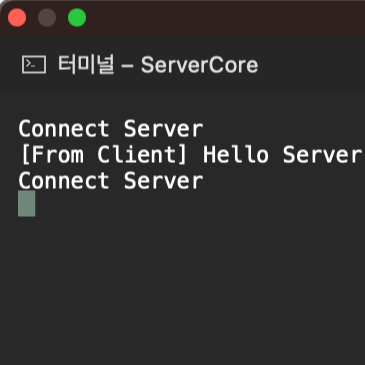 서버 실행 결과