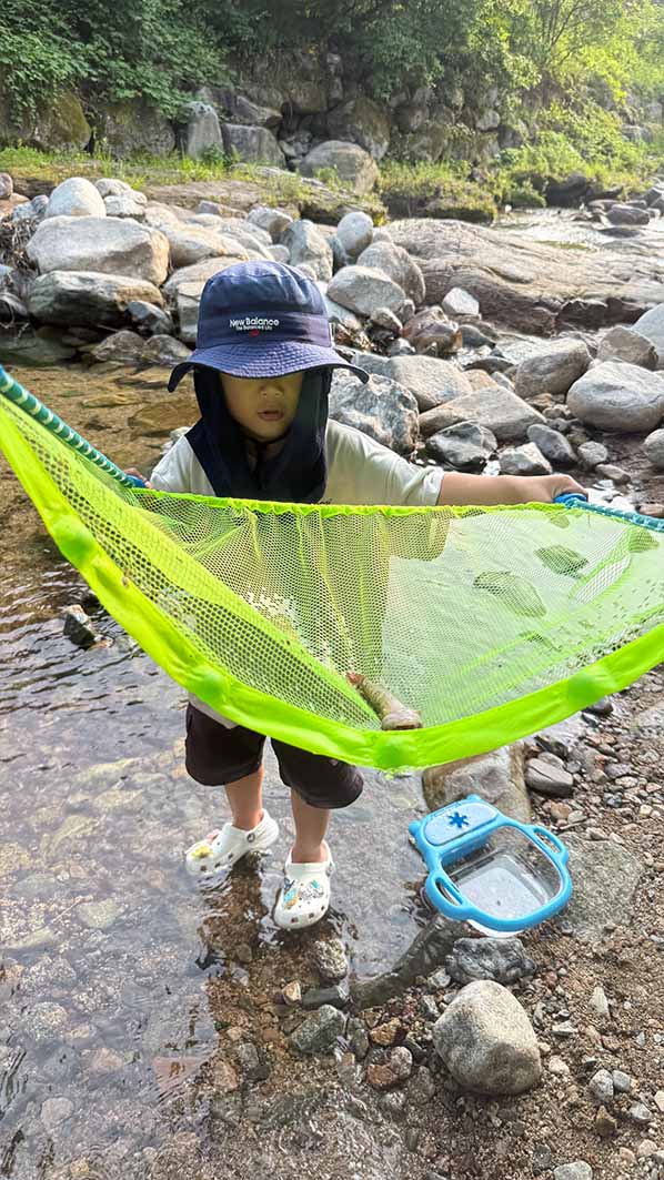 계곡 물놀이 준비물_물고기잡기 그물