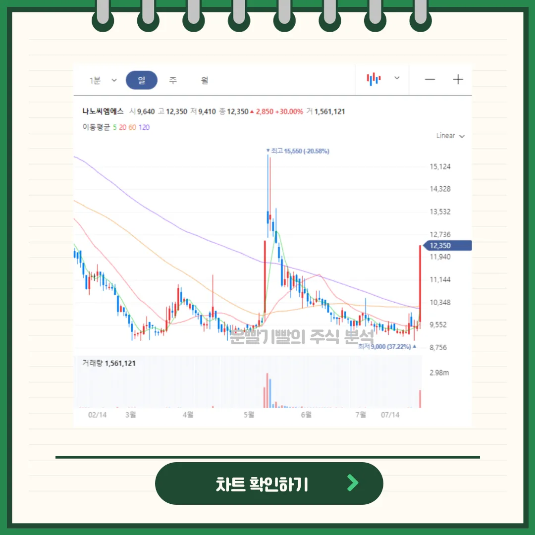 나노씨엠에스 차트분석