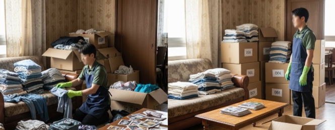 영양 고독사청소 및 정리중