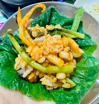 호박잎쌈