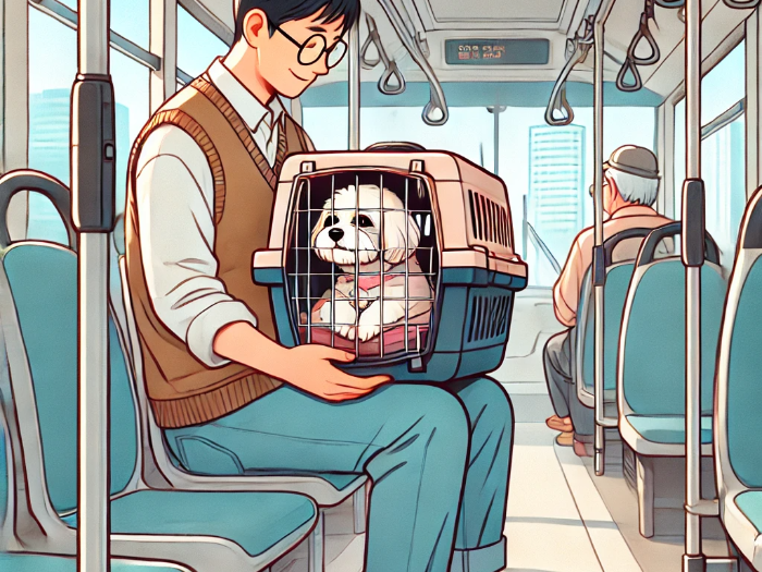 노령견 버스이용