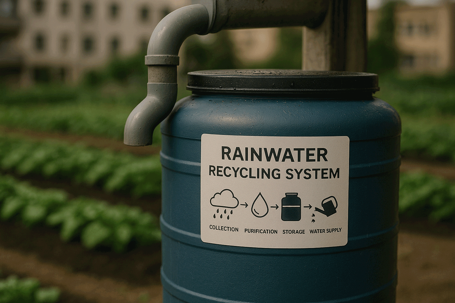 도시농업의 빗물 재활용 시스템 설계 전략