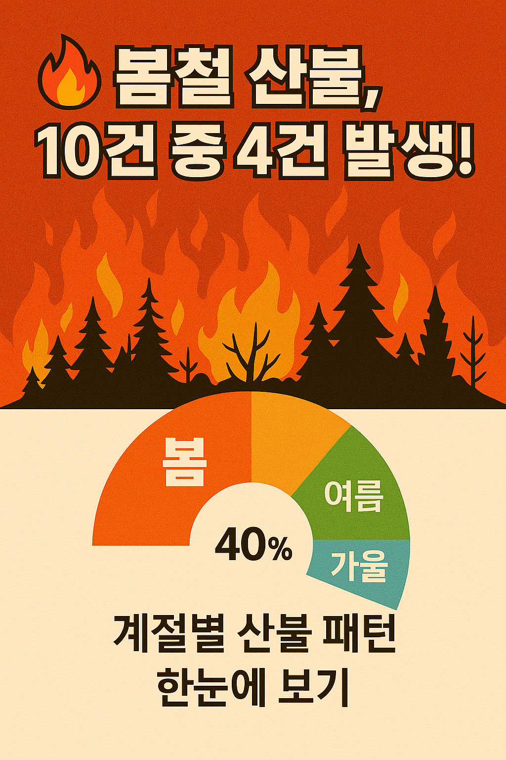 산불 발생, 계절에 따라 다르다? 계절별 산불 패턴 완전 정리