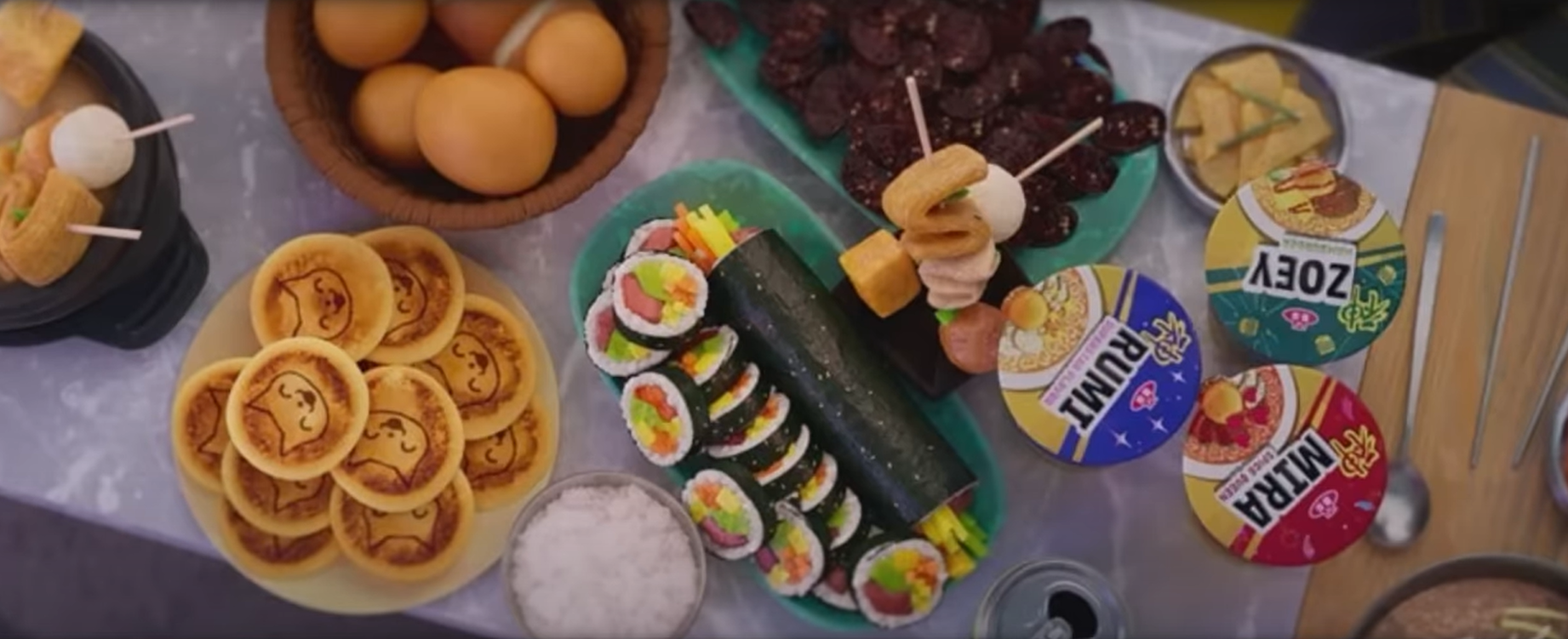 김밥, 어묵, 컵라면등 주요 분식