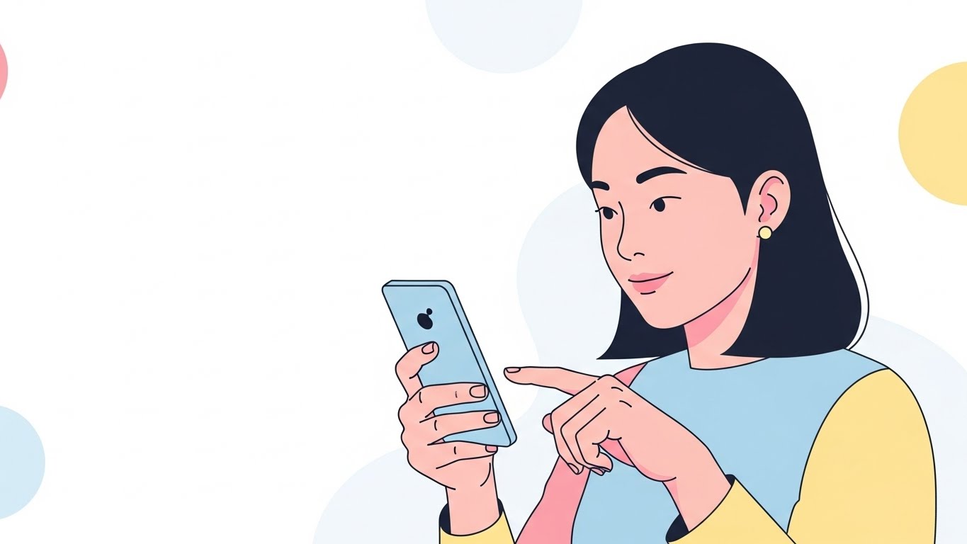 모바일 앱으로 알바 지원을 진행하는 여성의 손동작, 쿠팡알바는 빠른 지원 타이밍이 중요하다는 점을 기억해야 합니다.