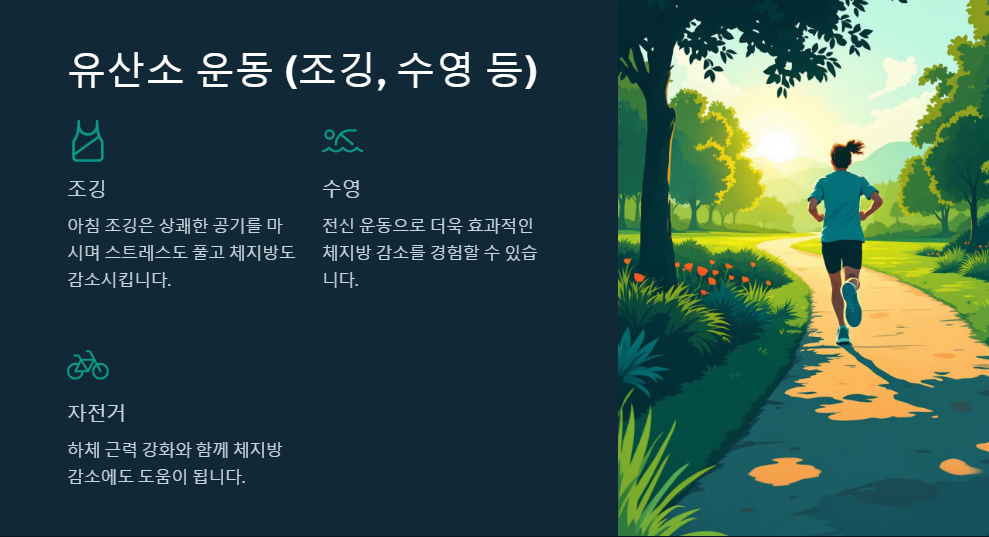 체지방 감소에 가장 효과적인 운동 BEST 5