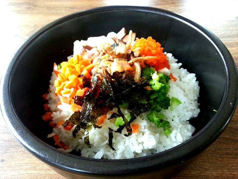 고성 자연산 섭 성게마을 성게알밥