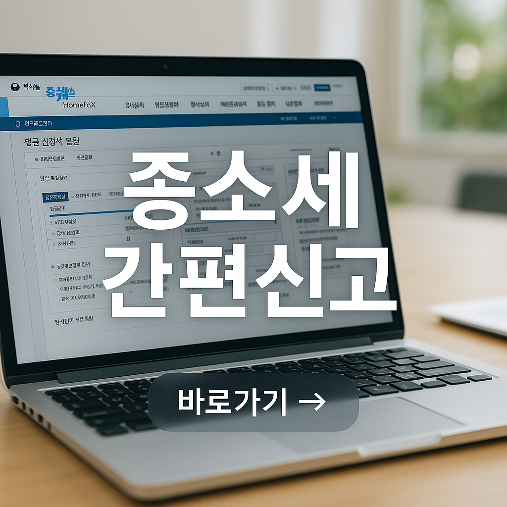 종합소득세 원클릭으로 간편하게 끝내는 법