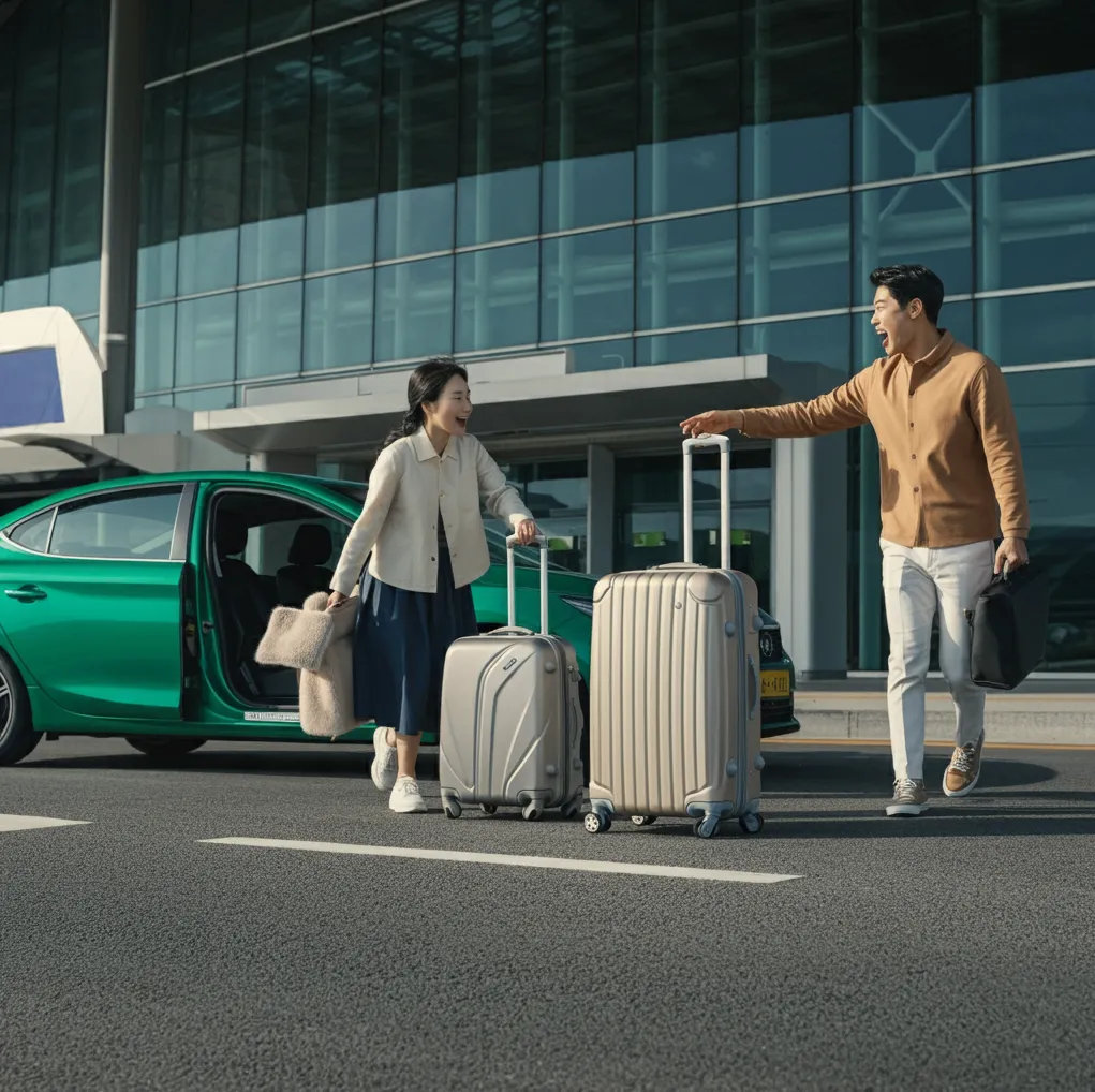 공항에서-그랩타는-한국인가족02