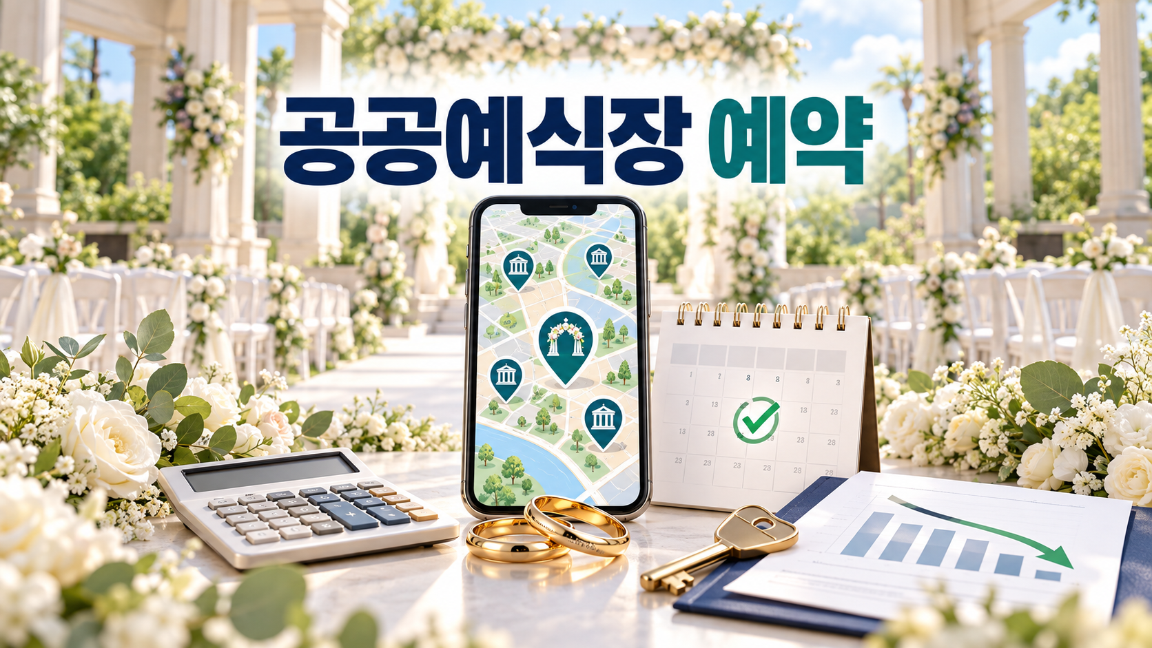 보증인원 부담 없는 스몰웨딩! 서울&middot;전국 공공예식장 예약 가이드와 견적 계산
