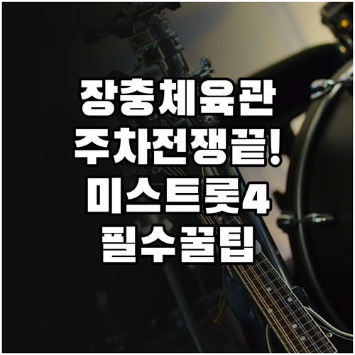 장충체육관 인근 공영주차장 위치와 미..