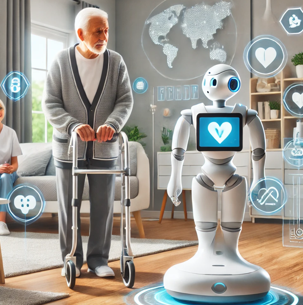 디지털 기술을 활용한 정신건강관리 모습