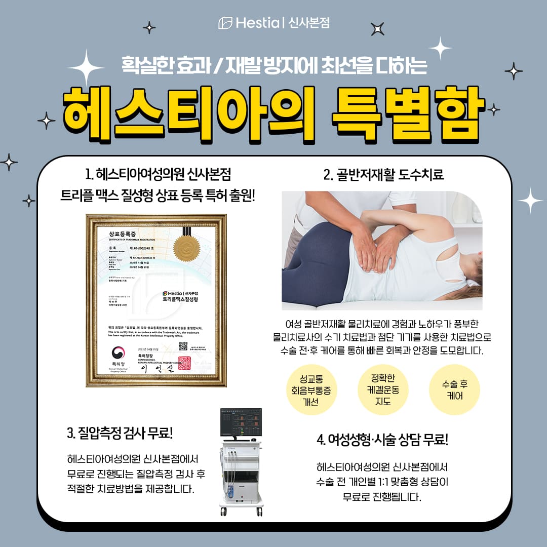 헤스티아여성의원 질축소수술의 특별함