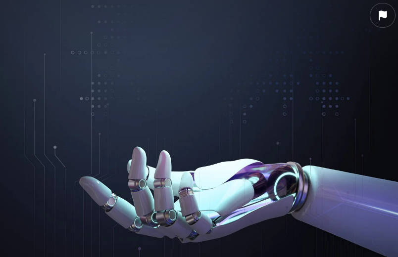 미래 직업 이미지 로보트 손