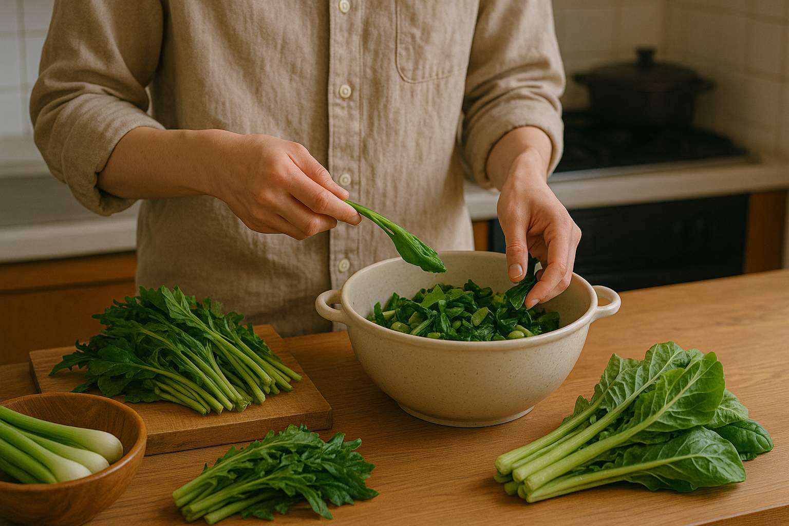 시래기, 열무, 근대